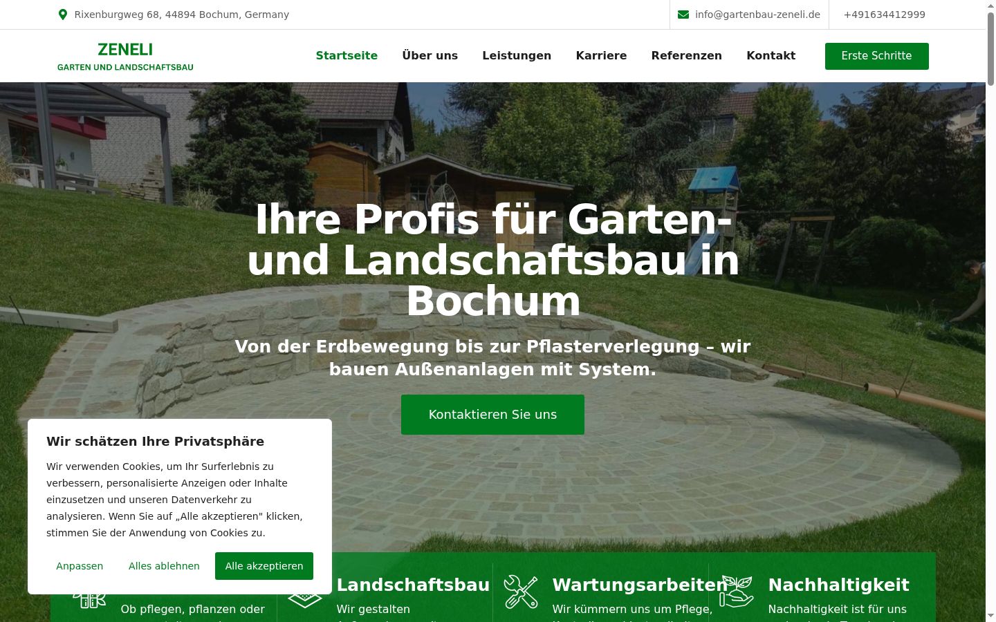 Screenshot tal-banner tal-kunsens muri qabel kwalunkwe interazzjoni