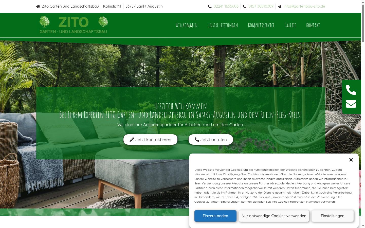 Screenshot tal-banner tal-kunsens muri qabel kwalunkwe interazzjoni