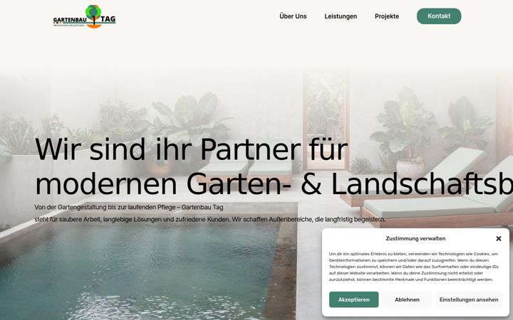 Screenshot of gartenbautag.de