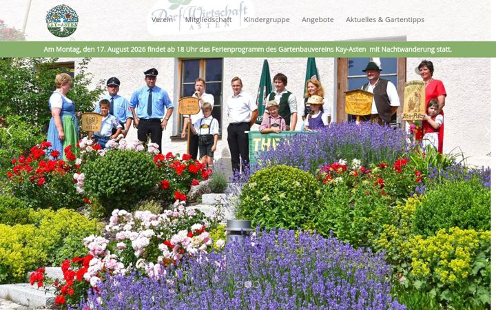 Screenshot of gartenbauverein-kay-asten.de