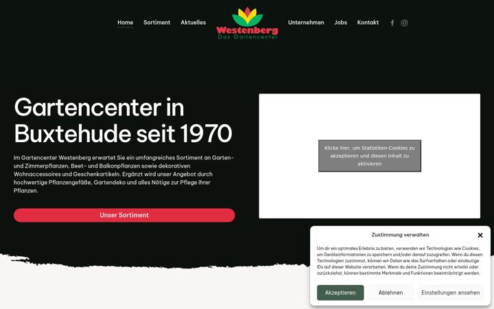 Screenshot of gartencenter-buxtehude.de