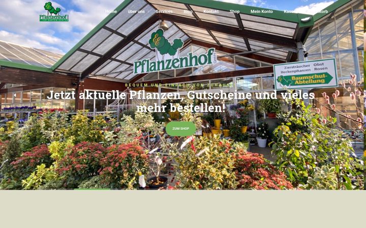 Screenshot of gartencenter-wiesbaden.de