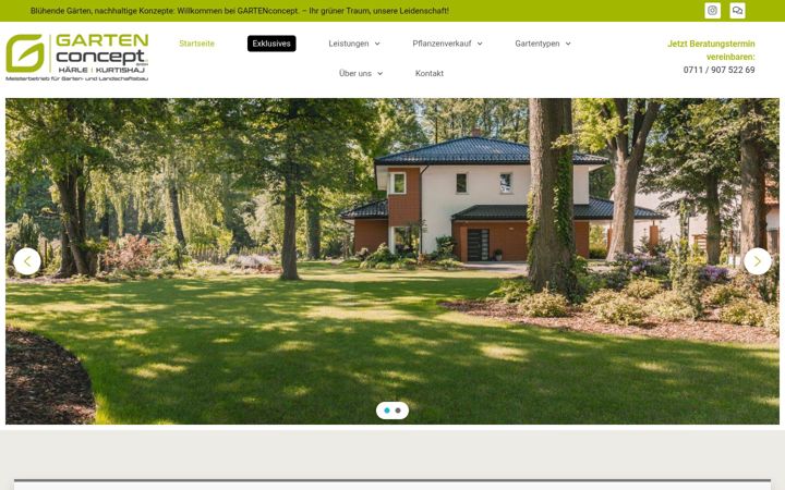 Screenshot of gartenconcept.de