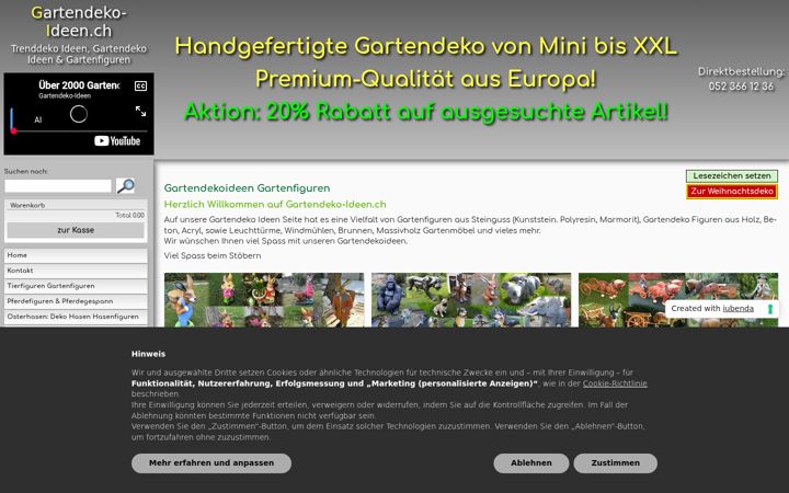 Screenshot of gartendeko-ideen.ch