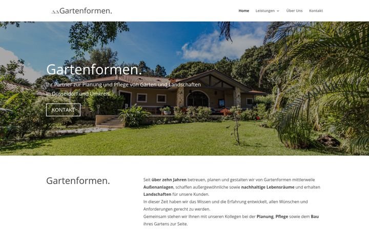 Screenshot of gartenformen.eu