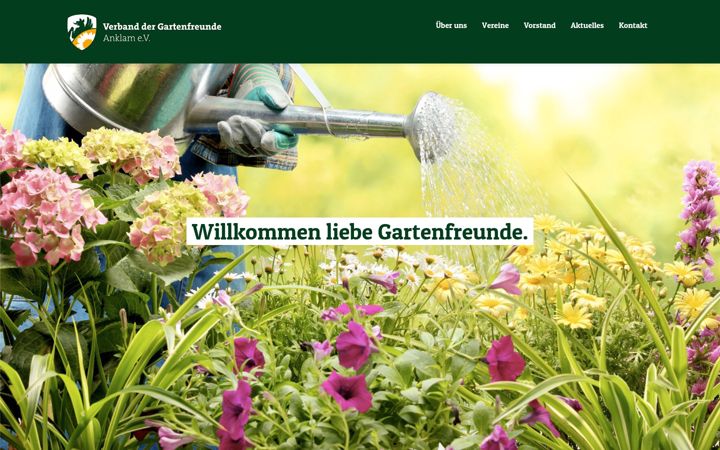 Screenshot of gartenfreunde-anklam.de