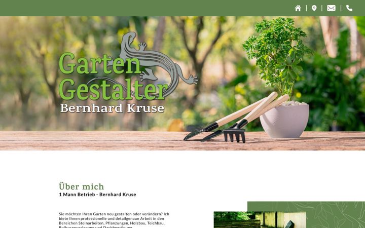 Screenshot of gartengestalter-kruse.de