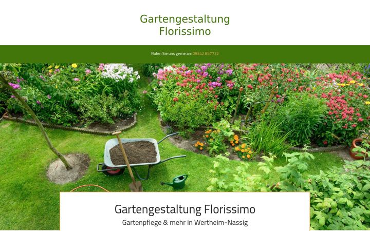 Screenshot of gartengestaltung-florissimo.de
