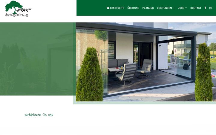 Screenshot of gartengestaltung-gietzen.de