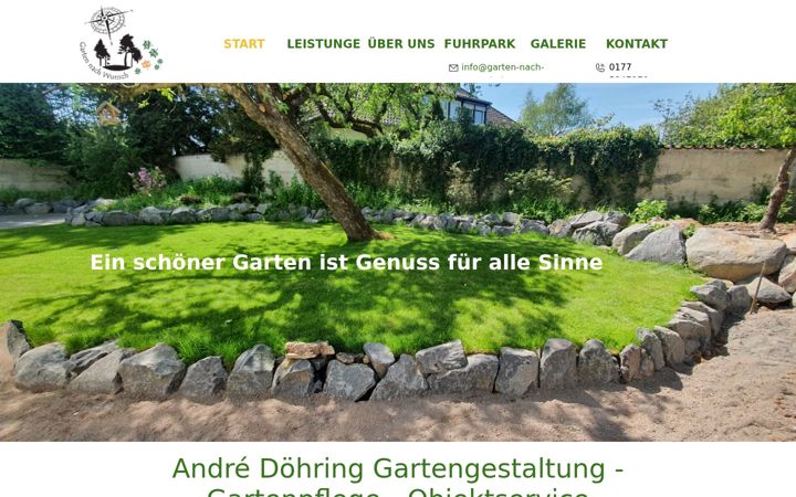 Screenshot of gartengestaltung-limburg.de