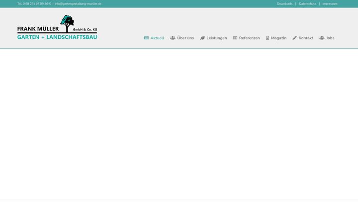 Screenshot of gartengestaltung-mueller.de