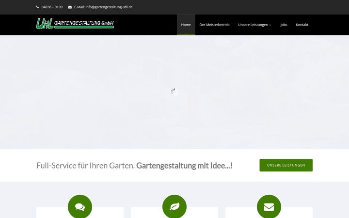 Captură de ecran a gartengestaltung-uhl.de