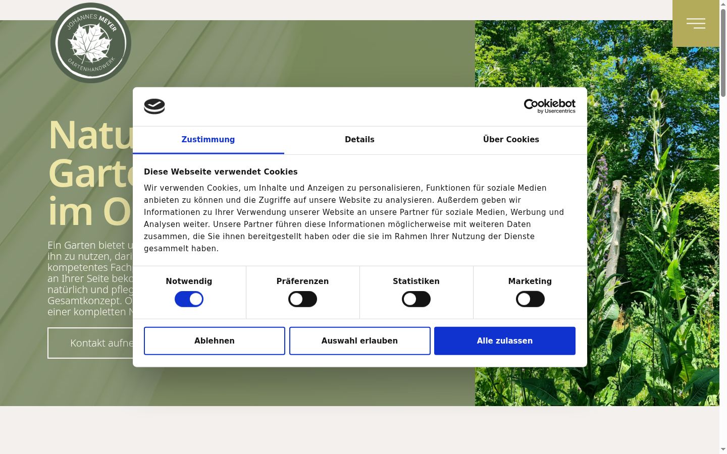 Zrzut ekranu banera zgody wyświetlanego przed jakąkolwiek interakcją