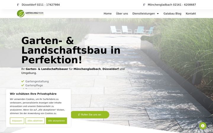 Skärmbild av gartenholzvision.de