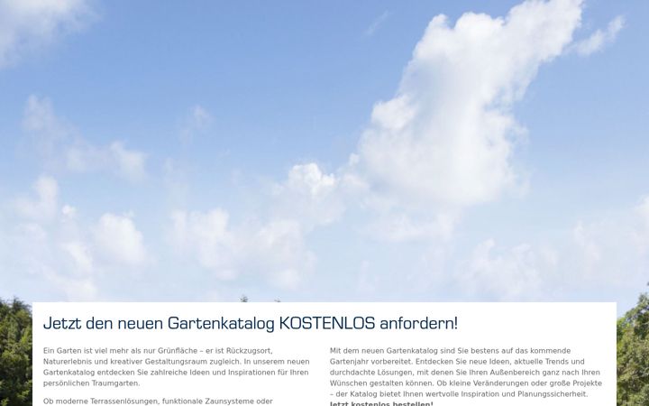 Screenshot of gartenkatalog.com