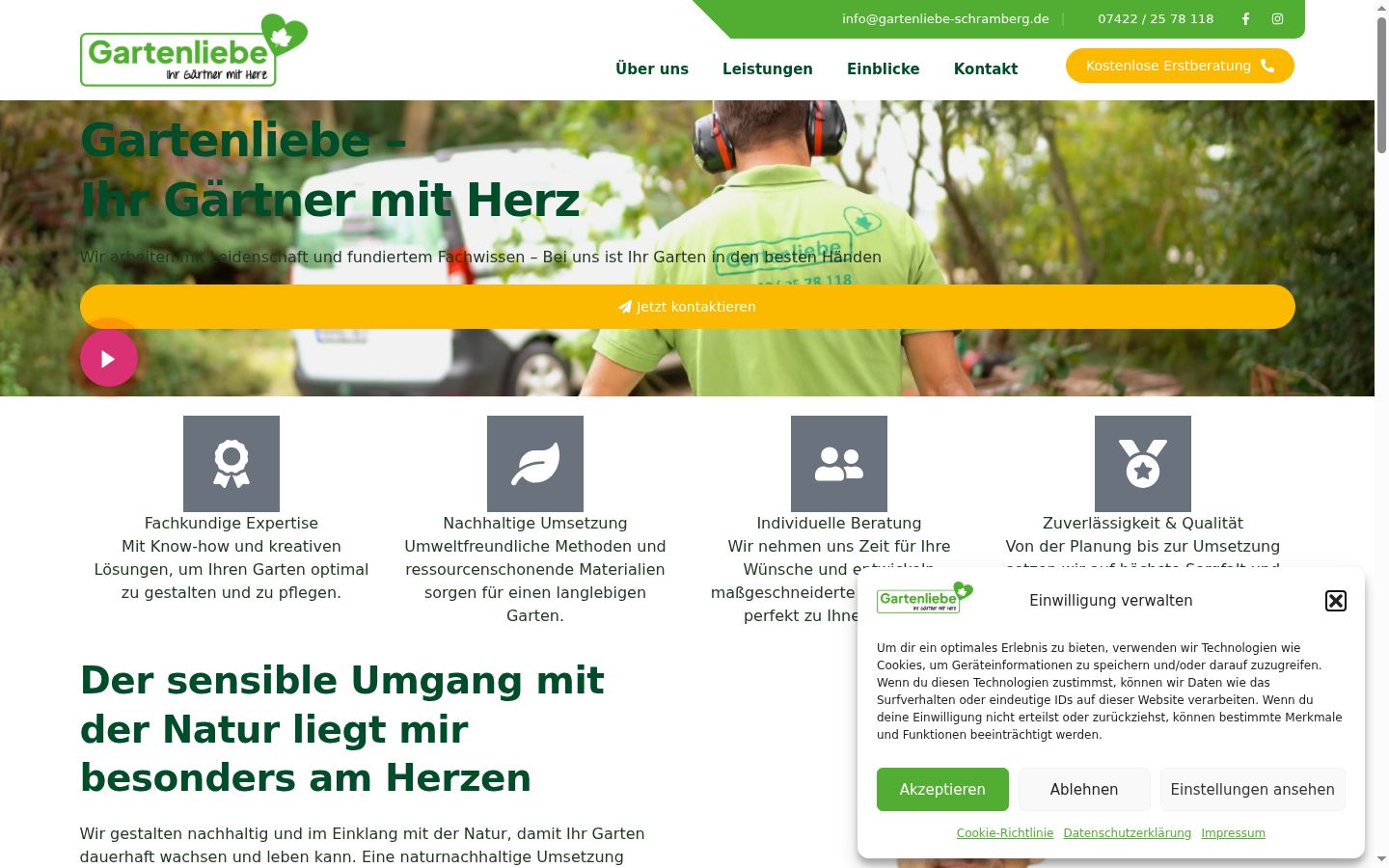 Ekrānuzņēmums ar piekrišanas baneri, kas tika rādīts pirms jebkādas mijiedarbības