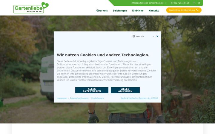 Skärmbild av gartenliebe-schramberg.de