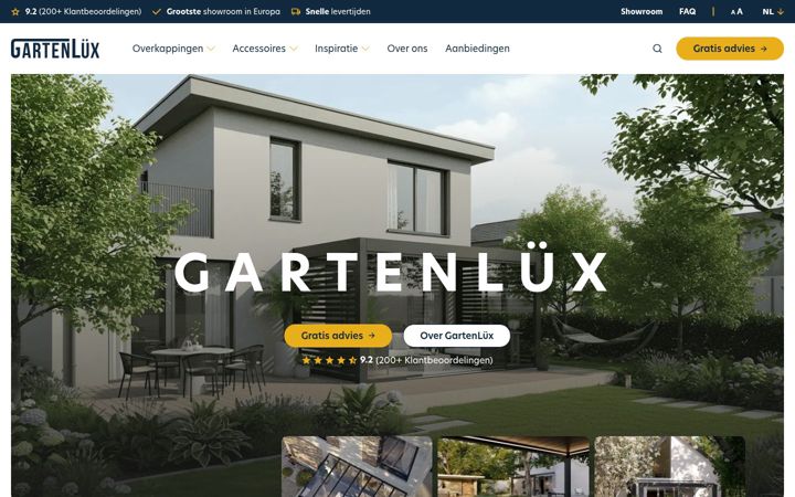 Screenshot του gartenlux.nl