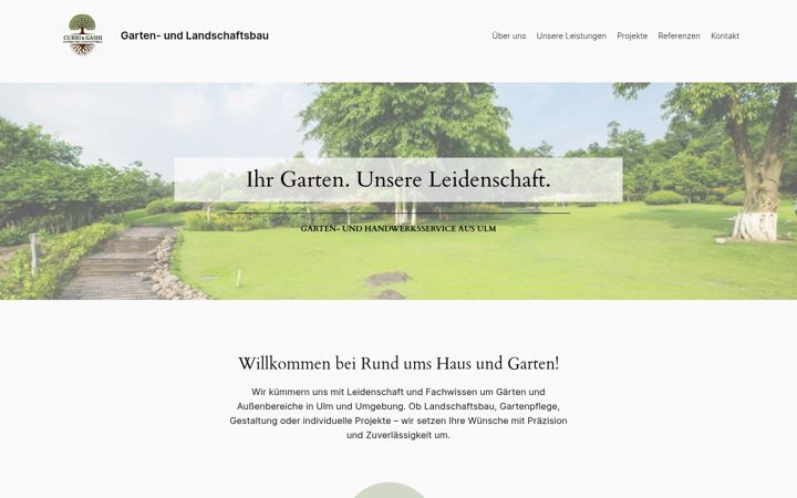 Screenshot of gartenpflege-ac.de