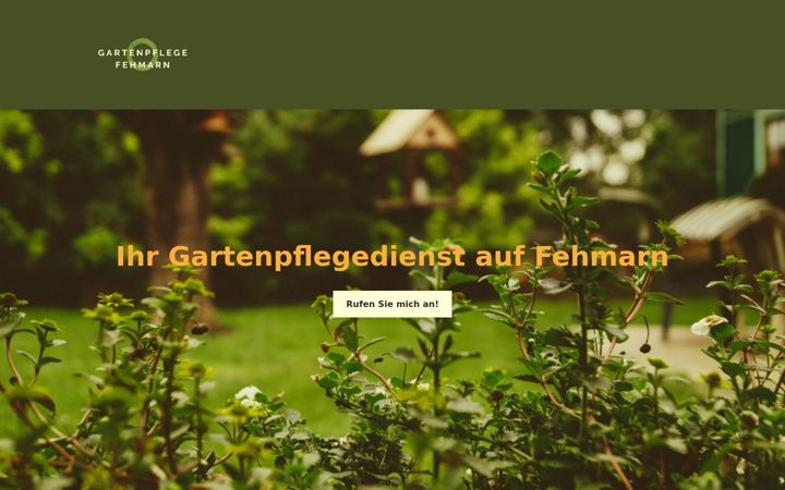 Screenshot of gartenpflege-fehmarn.de