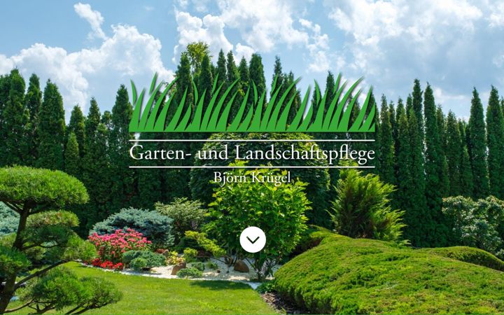 Screenshot of gartenpflege-kruegel.de