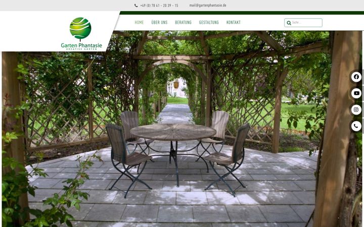Screenshot of gartenphantasie.de