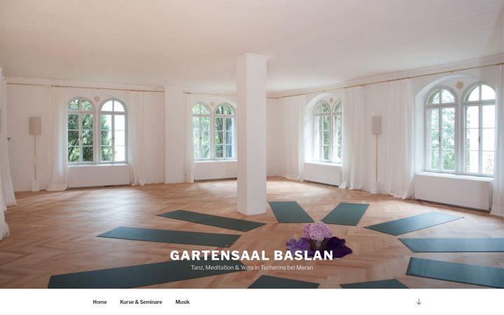 Screenshot of gartensaalbaslan.it