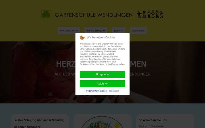 Skjermbilde av gartenschule-wendlingen.de