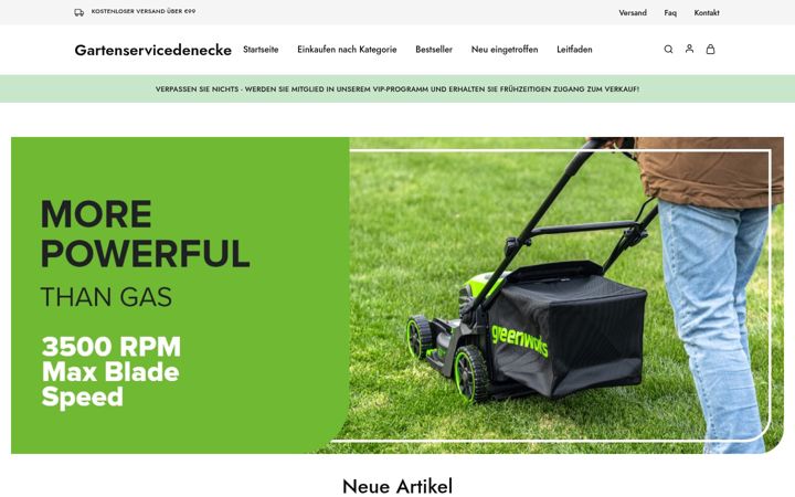 Captură de ecran a gartenservicedenecke.de