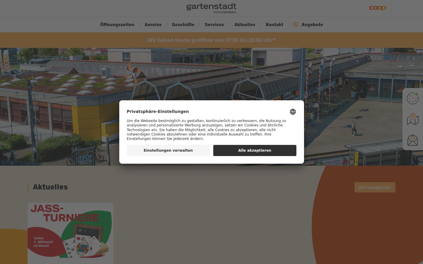 Screenshot tal-banner tal-kunsens muri qabel kwalunkwe interazzjoni