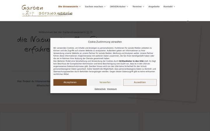 Screenshot of gartenstrawanzerin.at