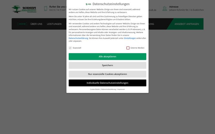 Zrzut ekranu gartenteam-schmidt.de