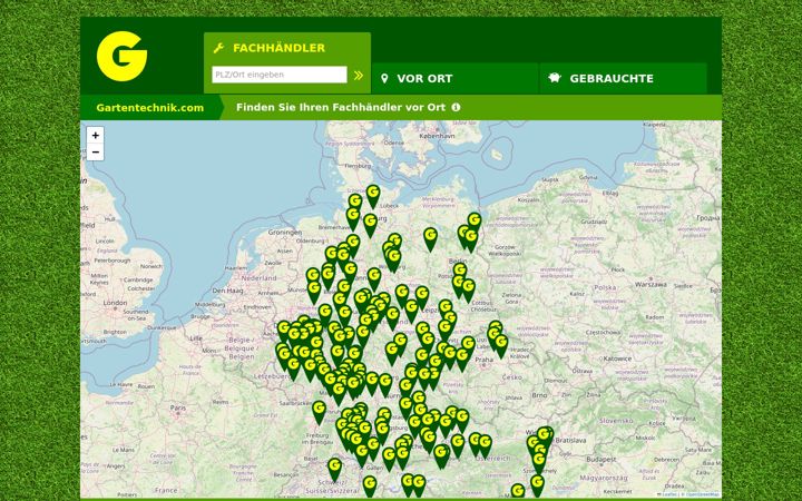Screenshot of gartentechnik.com