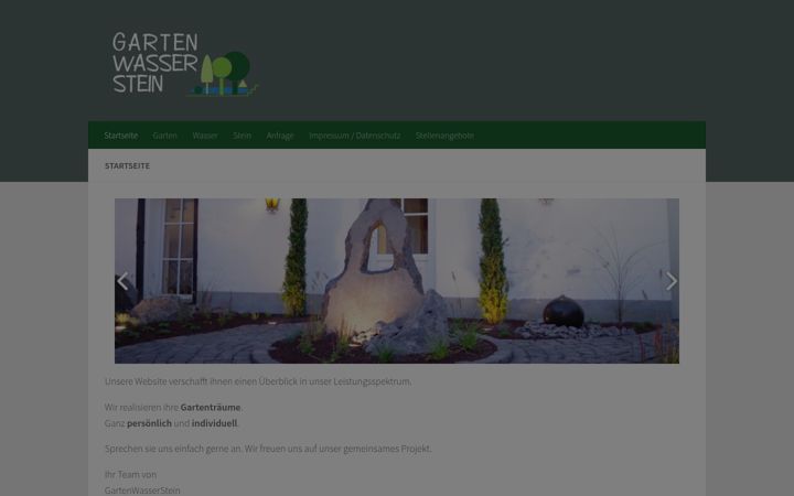 Zrzut ekranu gartenwasserstein.de