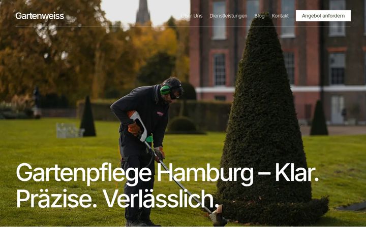Zrzut ekranu gartenweiss.de