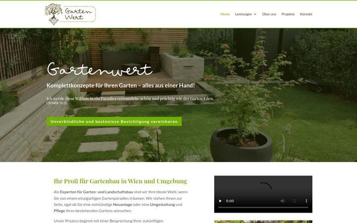 Screenshot of gartenwert.at