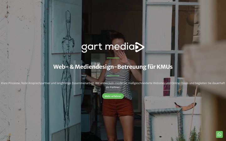 Screenshot of gartmedia.de