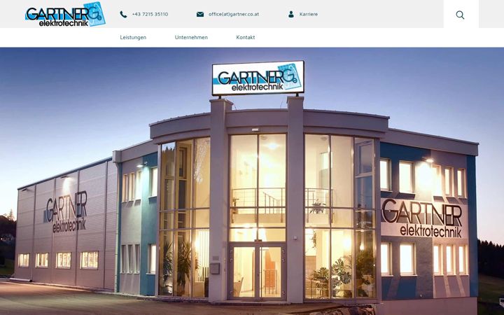 Screenshot of gartner.co.at