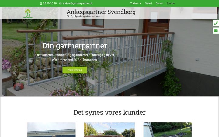 Screenshot of gartnerpartner.dk