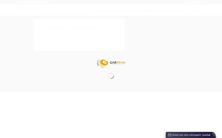 Screenshot of gartran.com.br