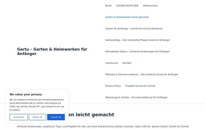 Screenshot of gartu.de