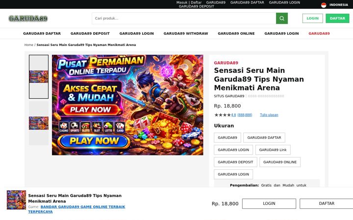 Screenshot of garuda89x.org