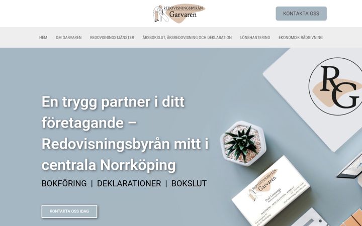 Screenshot of garvaren.nu