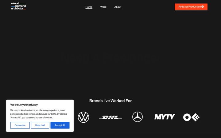 Screenshot of gary-hun.com