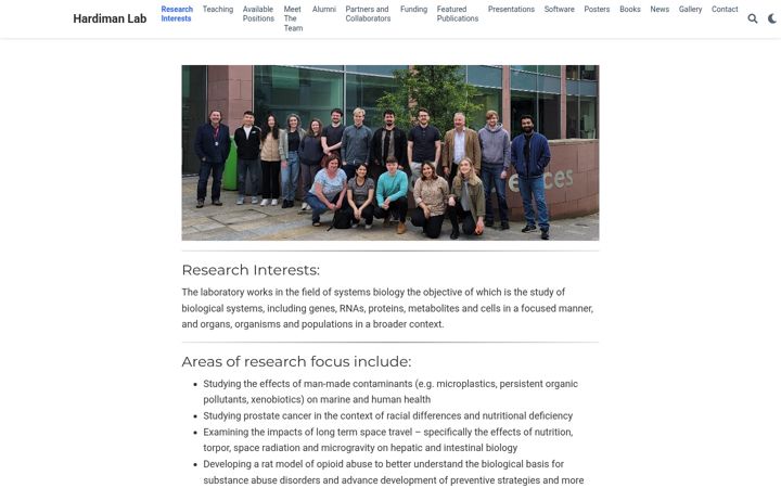 Screenshot of garyhardiman.com