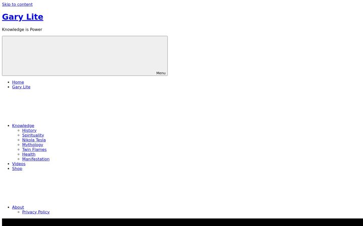 Screenshot of garylite.com
