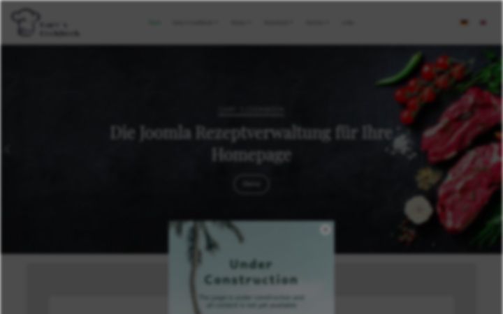 Screenshot of garyscookbook.de