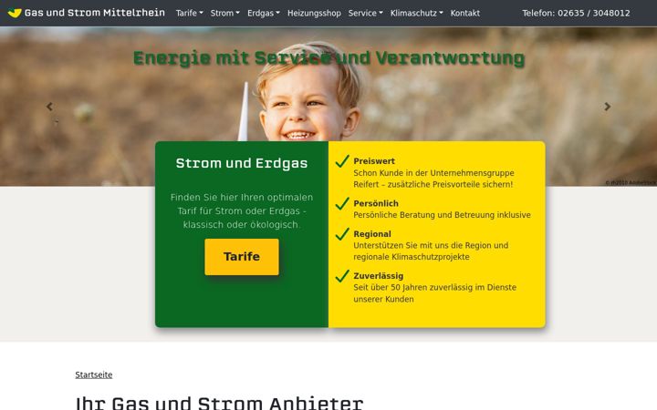 Screenshot of gas-strom-mittelrhein.de