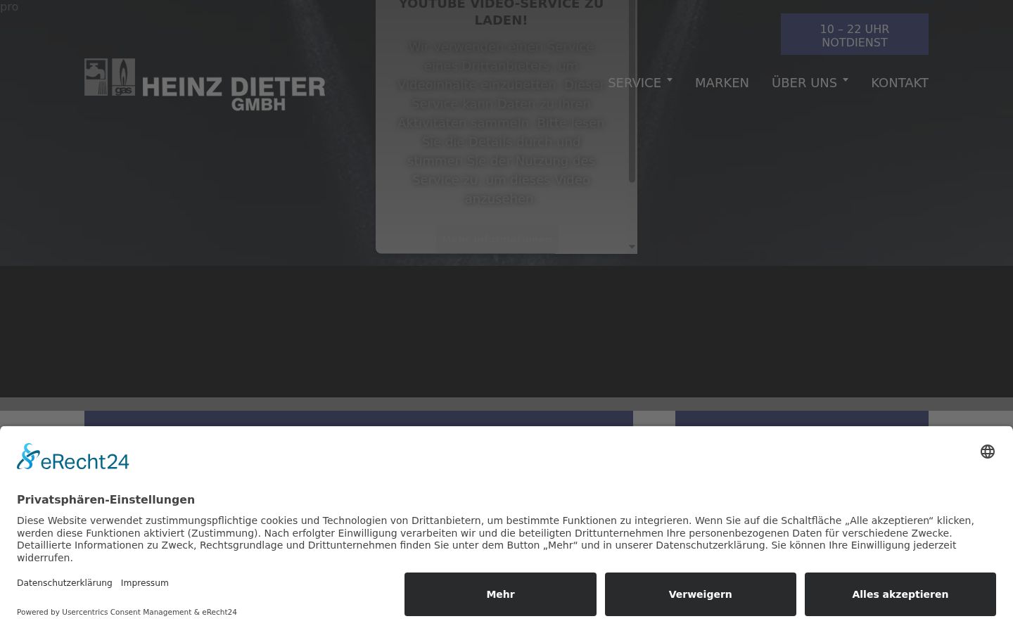 Captură de ecran a bannerului de consimțământ afișat înainte de orice interacțiune