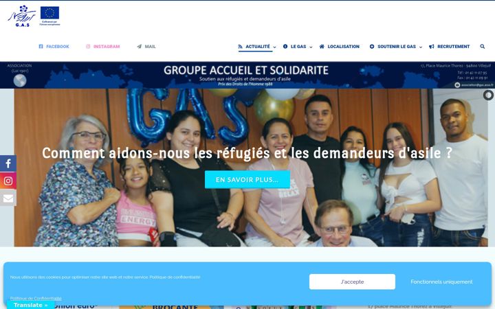 Screenshot of gas.asso.fr